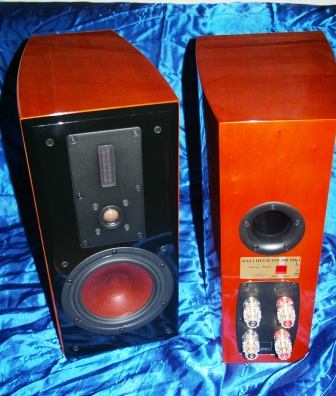 Helicon er flott også bakfrå. Bassporten er nøye avstemt, og får høgtalaren til å låte veldig nøytralt og korrekt. Vi ser og dei påkosta terminalane med høve til biamp/-wiring..