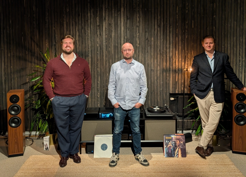 På vei til Horten. Første stopp: Duet Audio med Cyrus Audio 40-serie